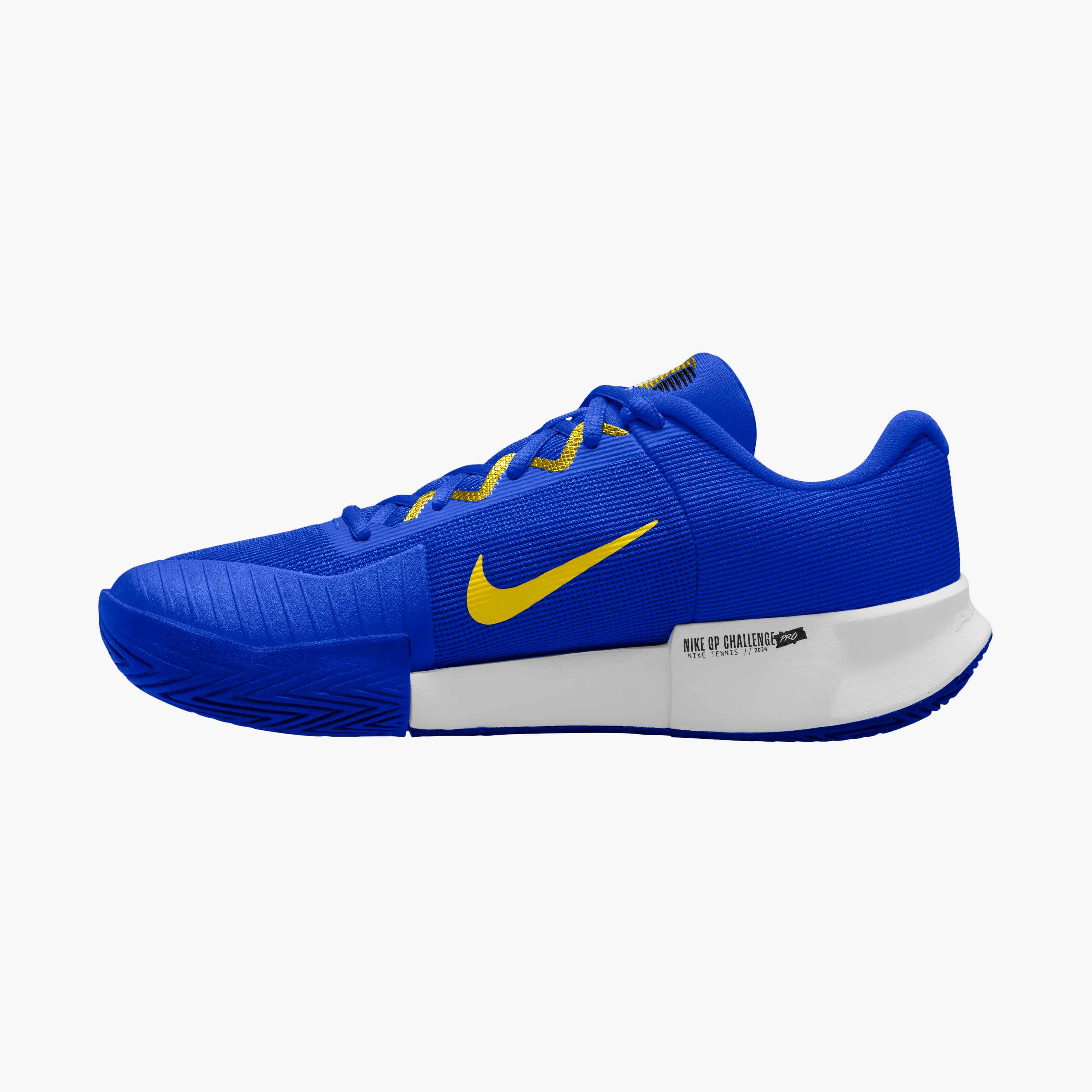 Nike Men's GP Challenge Pro Hard Court Tennis Shoes in Racer Blue/Black-White-Lightening