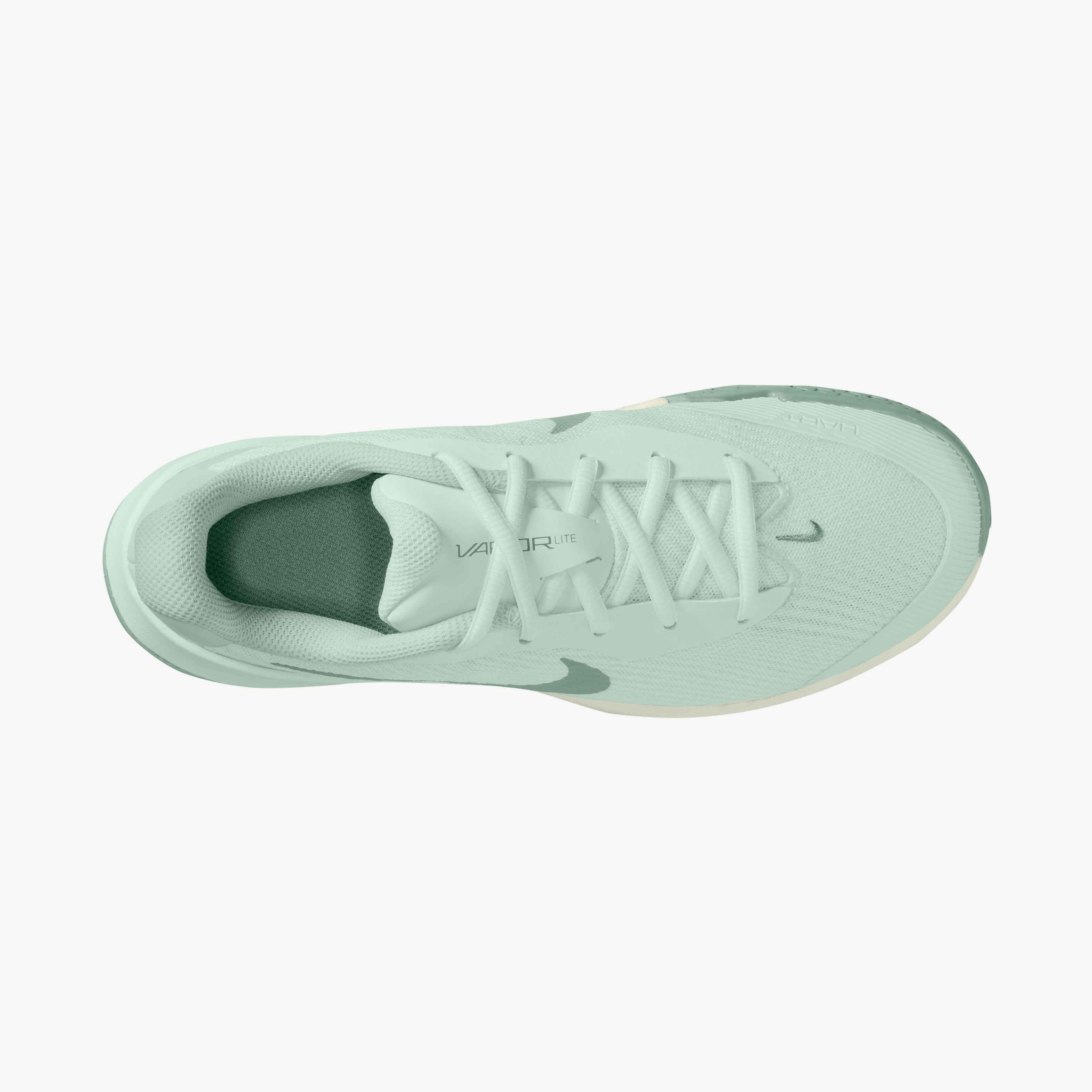 Nike Women's Vapor Lite 3 Hard Court Tennis Shoes in Barely Green/Steam-Sea Glass