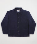 Uskees 3001 Cord Buttoned Overshirt - Deep Indigo