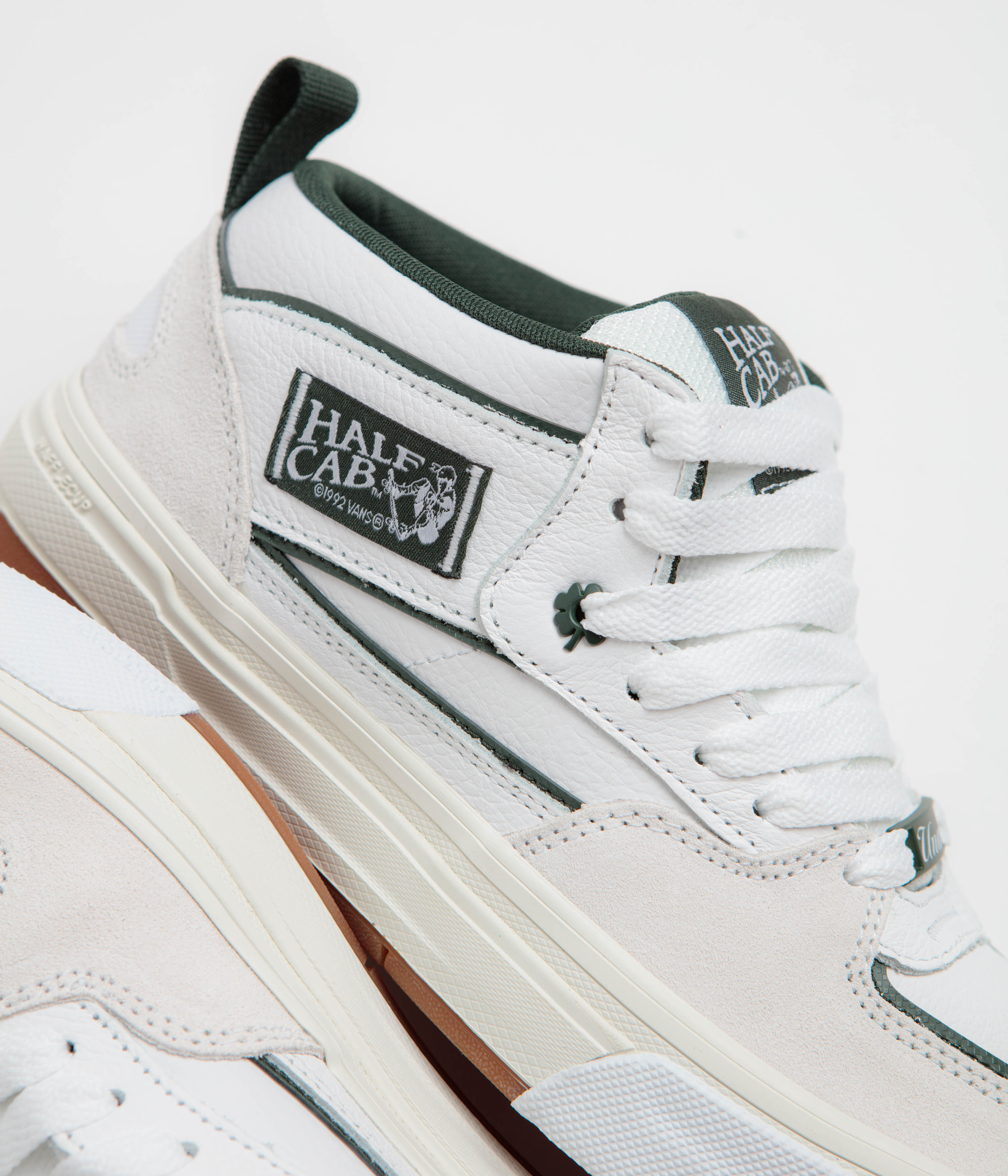 Vans Skate Half Cab Wafflecup Shoes - Una White / Gum