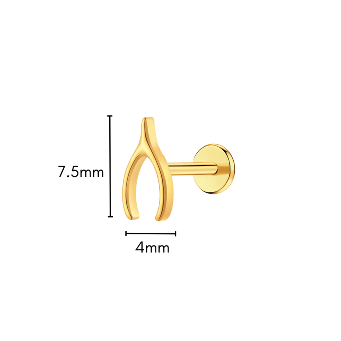 Wishbone Flat Back Stud