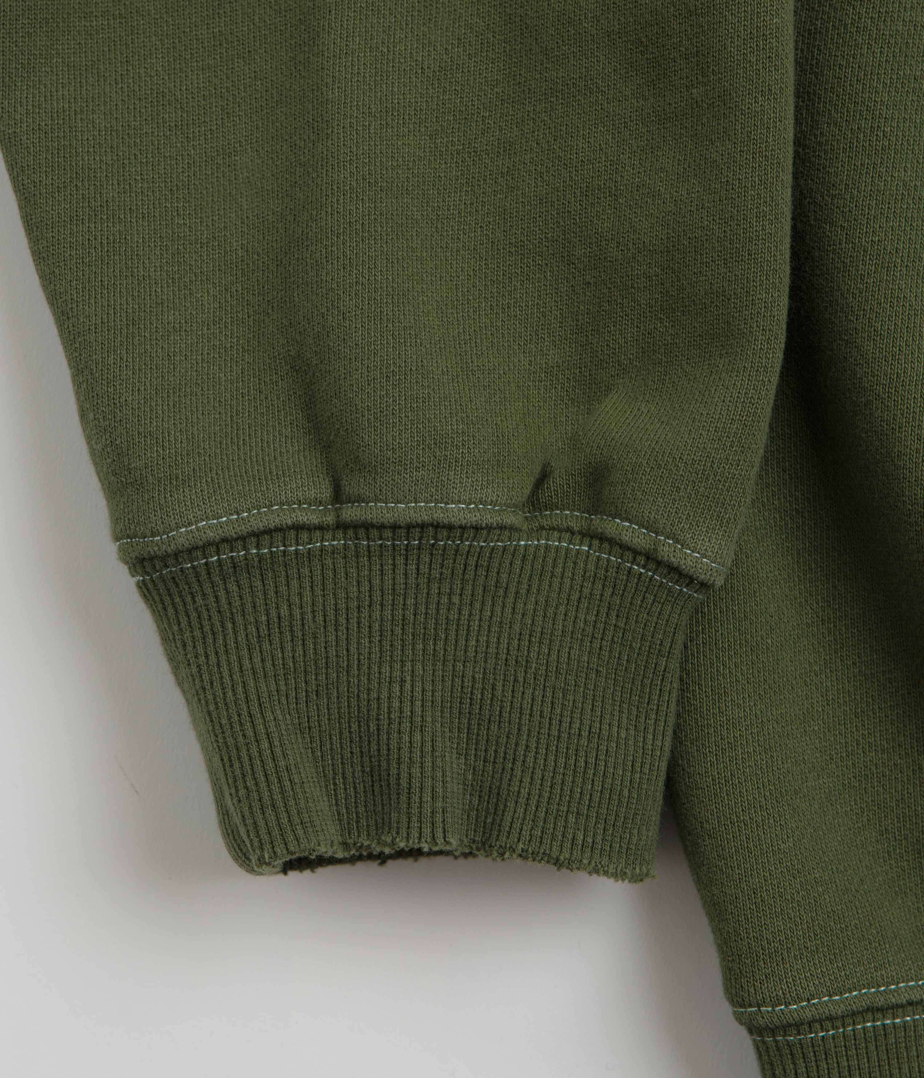 XLarge Eagle Wings To The World Crewneck Sweatshirt - Olive