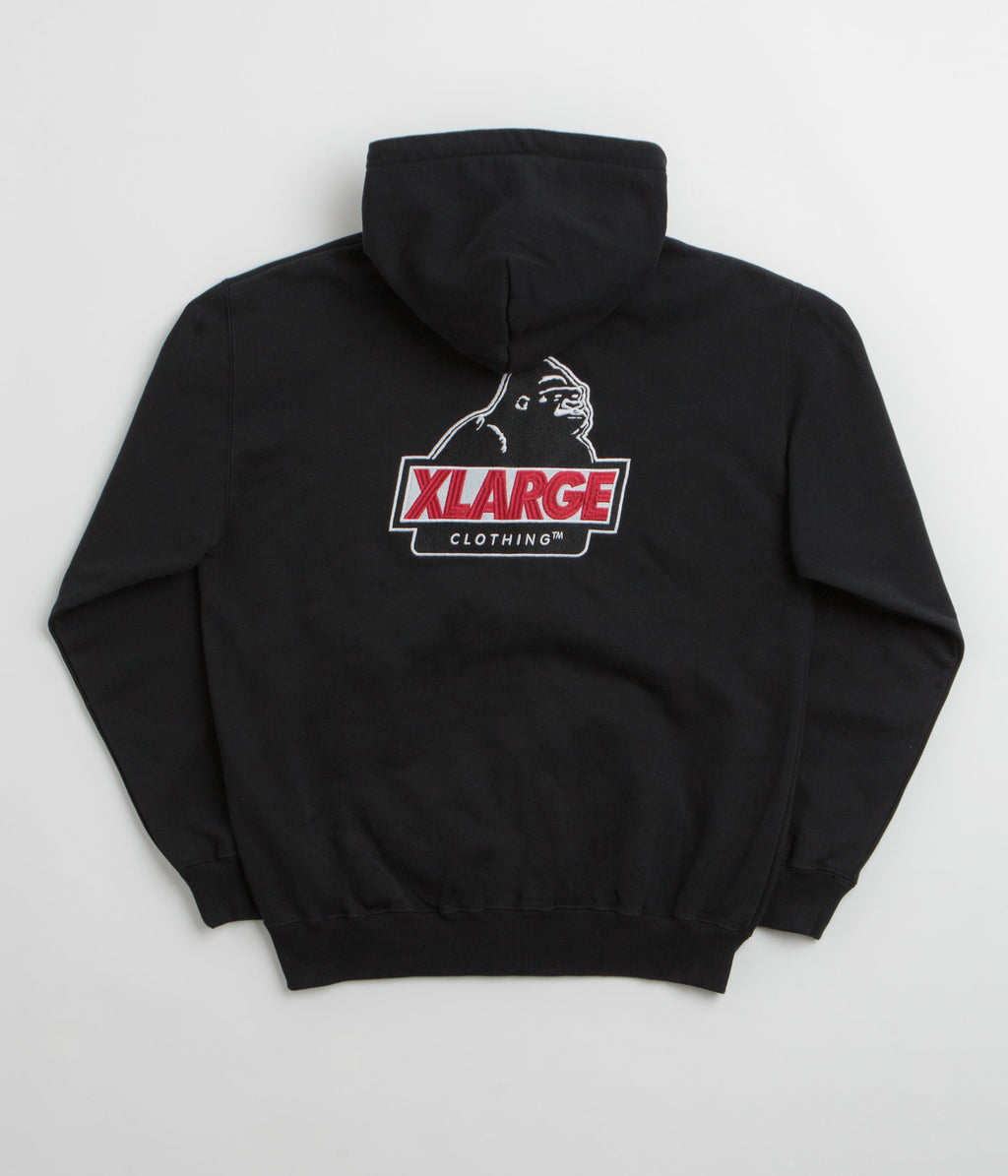 XLarge Slanted OG Full Zip Hoodie - Black / Black