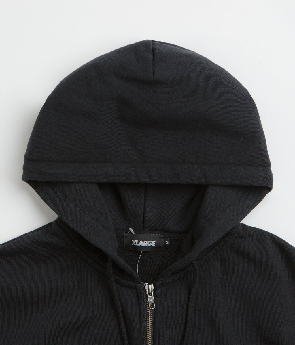 XLarge Slanted OG Full Zip Hoodie - Black / Black