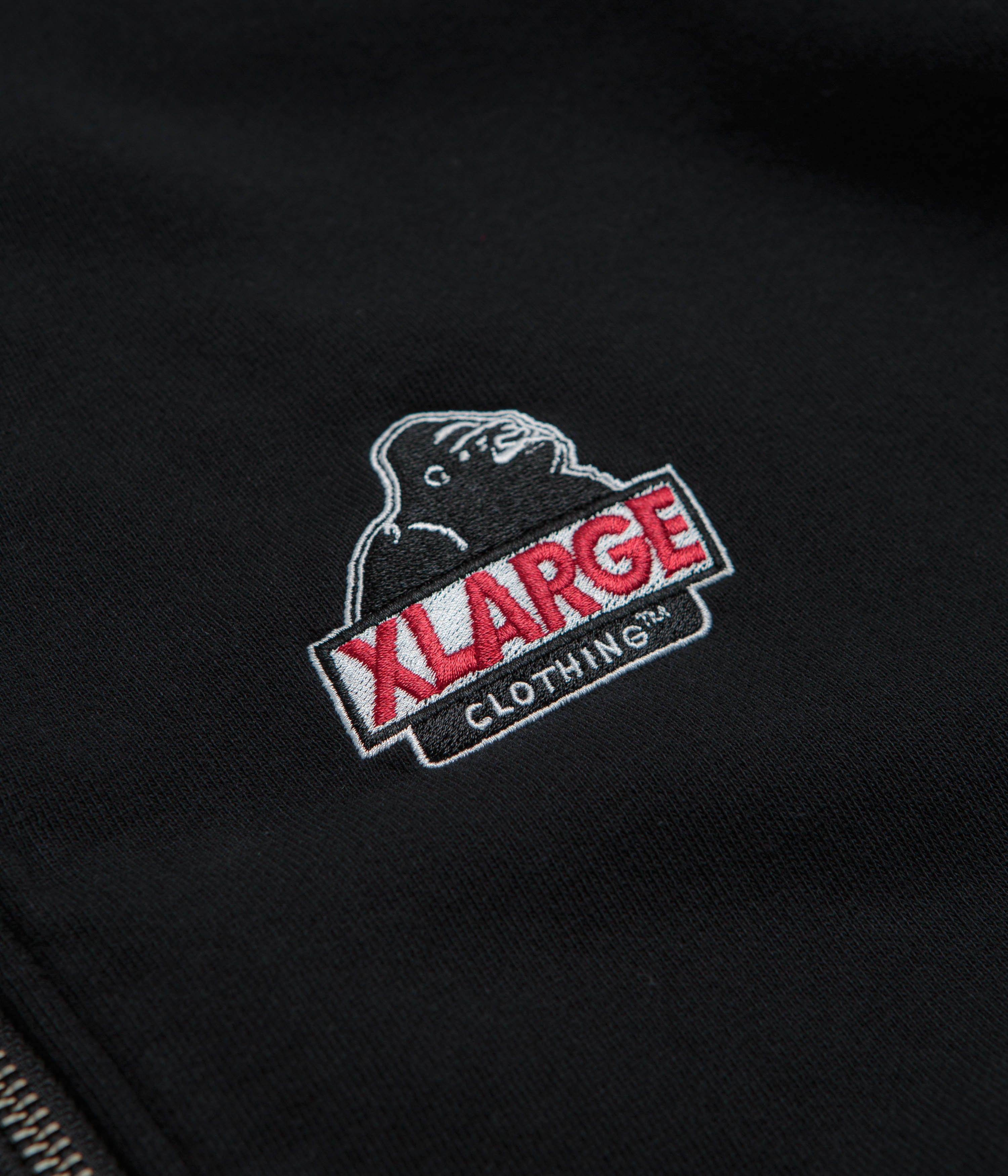 XLarge Slanted OG Full Zip Hoodie - Black / Black