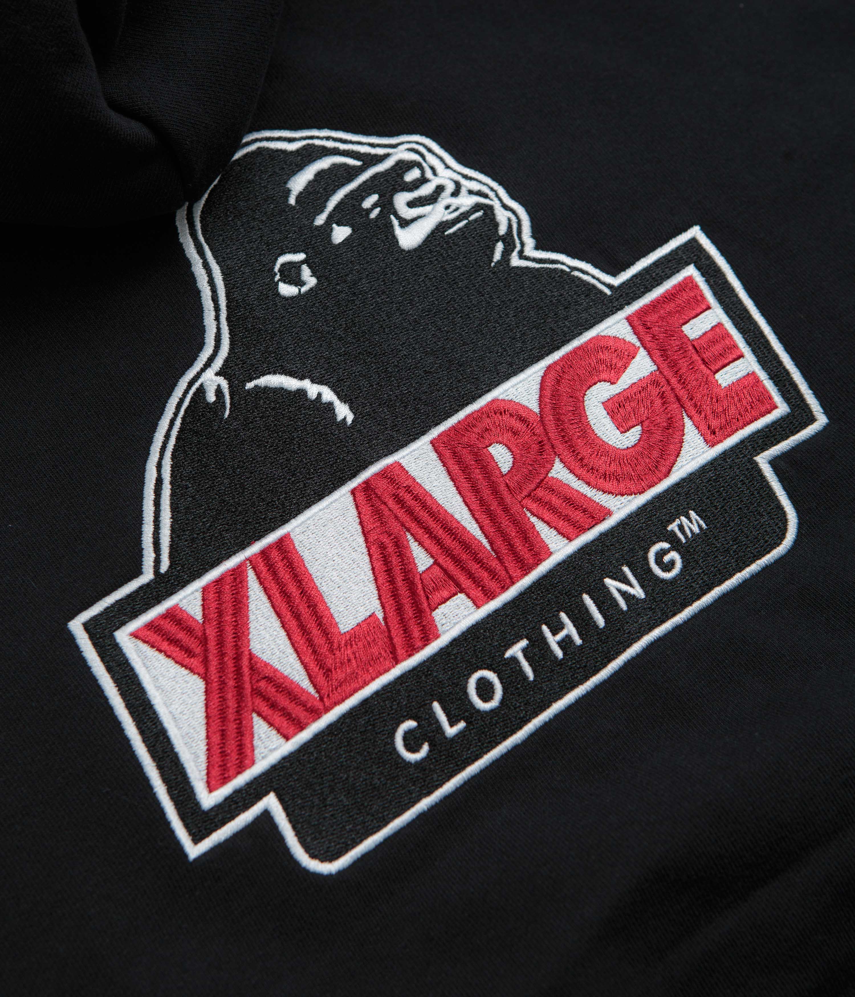 XLarge Slanted OG Full Zip Hoodie - Black / Black