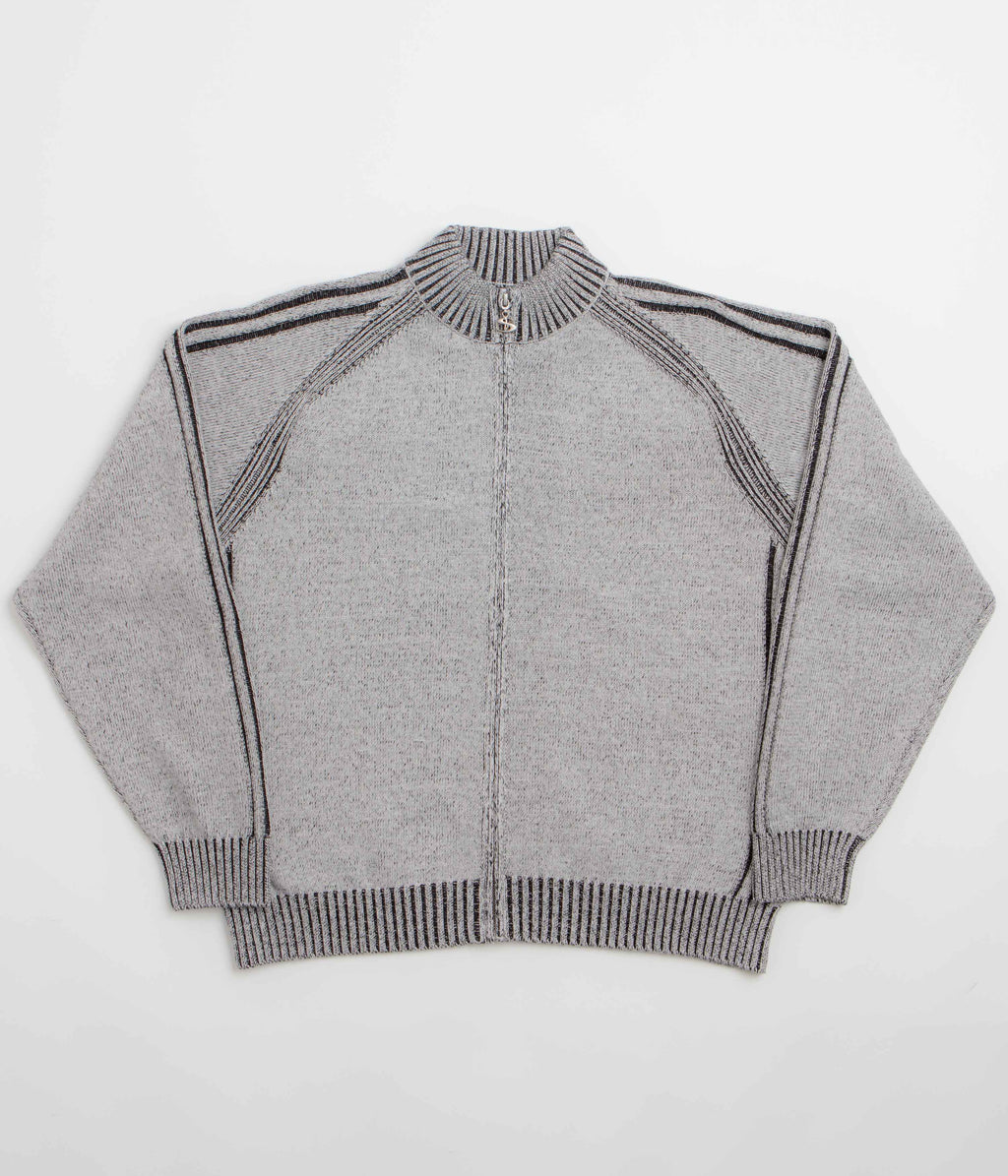 Yardsale Heathered Phantasy Full Zip Sweatshirt - Stone / Black