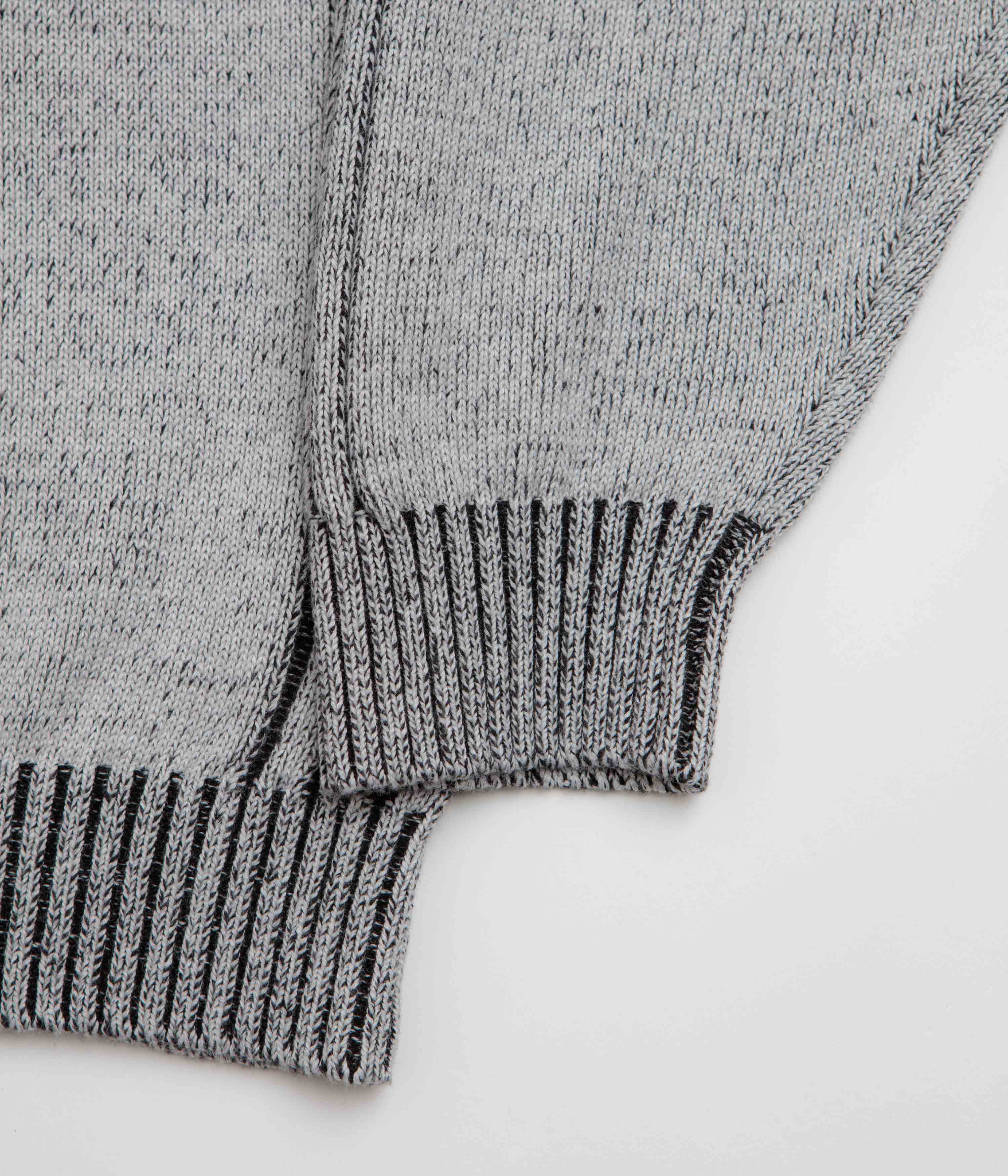 Yardsale Heathered Phantasy Full Zip Sweatshirt - Stone / Black