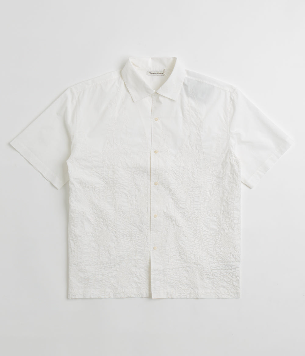 YMC Sidri Short Sleeve Shirt - White