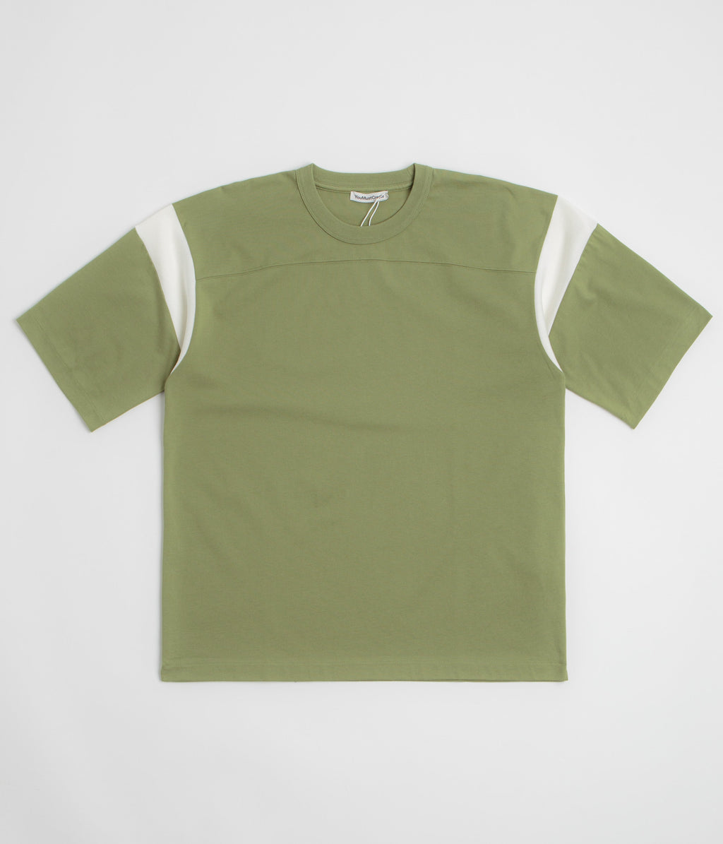 YMC Skate T-Shirt - Green / White